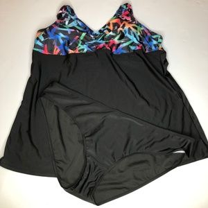 Two Piece Plus Size Swimsuit, NWOT, 3XL